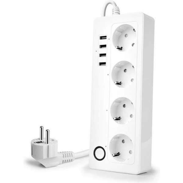 DrPhone SPS Wifi Smart Stekkerdoos 16A Plug Socket -4x USB poorten - Voice Control Met Alexa Google Home Tuya app DrPhone SPS Wifi Smart Stekkerdoos 16A Plug Socket -4x USB poorten - Voice Control Met Alexa Google Home Tuya app