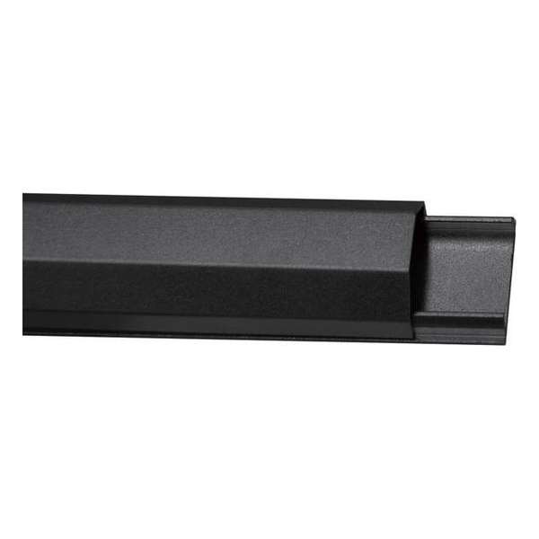 Kabelgoot - Aluminium - 33 Mm X 1100 Mm - Zwart Kabelgoot - Aluminium - 33 Mm X 1100 Mm - Zwart