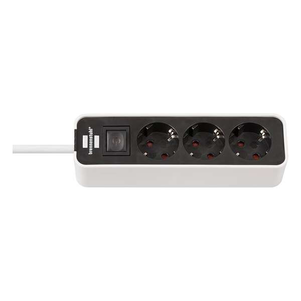 Brennenstuhl 1153230020 power uitbreiding 1,5 m 3 AC-uitgang(en) Binnen Zwart, Wit Brennenstuhl 1153230020 power uitbreiding 1,5 m 3 AC-uitgang(en) Binnen Zwart, Wit