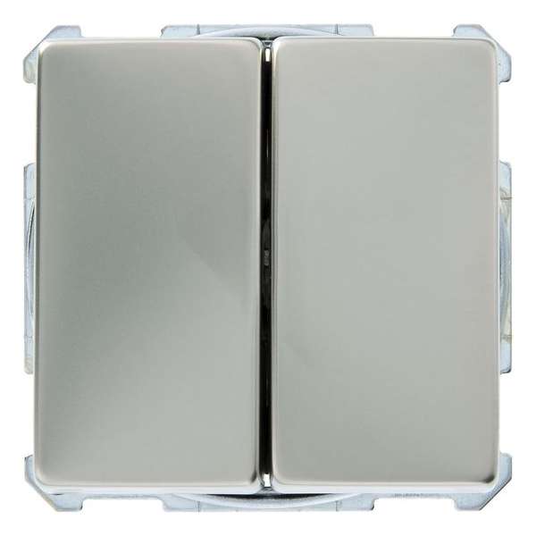 Schneider Electric Artec wissel-wisselschakelaar Edelstaal Schneider Electric Artec wissel-wisselschakelaar Edelstaal