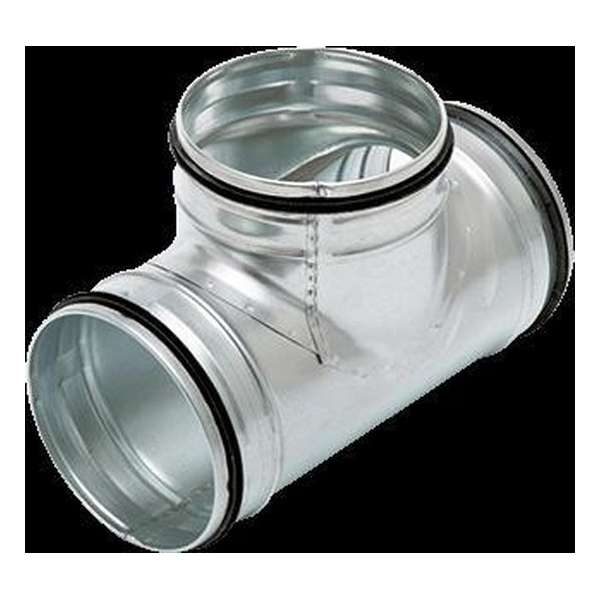 Spiralo T-stuk 90° 125-80mm Spiralo T-stuk 90° 125-80mm