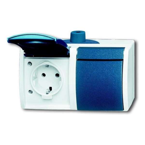 ABB Busch-Jaeger Stopkontakt 20/2 ew-53-503 ABB Busch-Jaeger Stopkontakt 20/2 ew-53-503