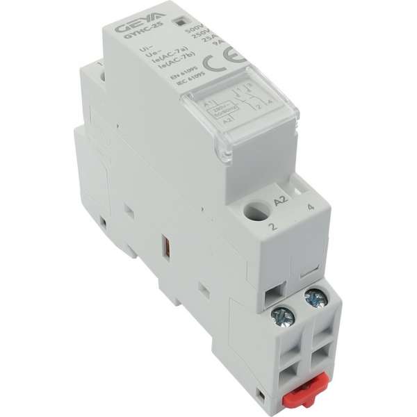 2 polig 2 NO 25A Installatierelais 230VAC - CONTACTOR - MAGNEETSCHAKELAAR - RELAIS - GEYA 2 polig 2 NO 25A Installatierelais 230VAC - CONTACTOR - MAGNEETSCHAKELAAR - RELAIS - GEYA