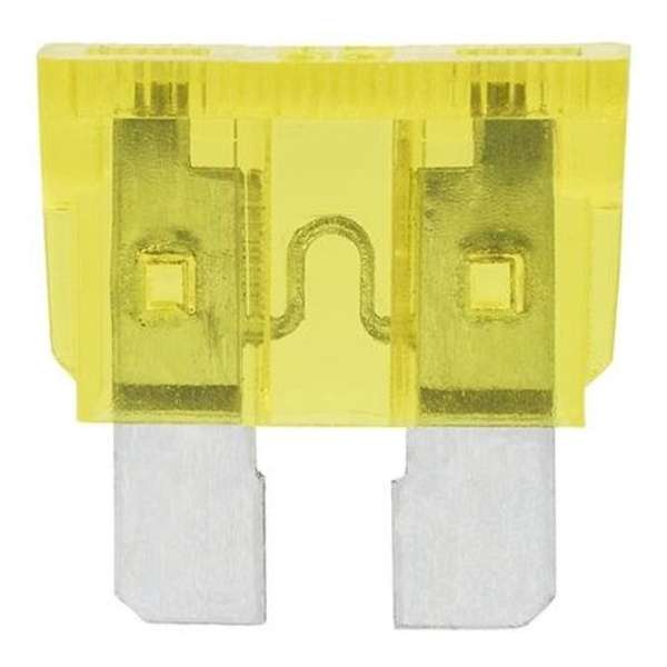 ProPlus autozekering normaal 20A geel per stuk ProPlus autozekering normaal 20A geel per stuk