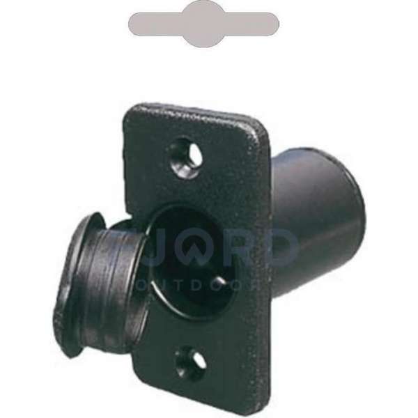 Stekkerdoos 12V inbouw + deksel uni Stekkerdoos 12V inbouw + deksel uni