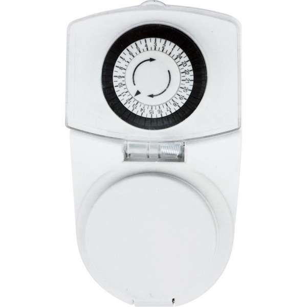 Tijdschakelaar - Aigi Tribuci - Analoge Schakelklok - Spatwaterdicht IP44 - 3680W - Wit Tijdschakelaar - Aigi Tribuci - Analoge Schakelklok - Spatwaterdicht IP44 - 3680W - Wit