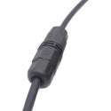 Waterdichte kabelverbinder 3-aderig - schroefdraad bevestiging - IP67 connector