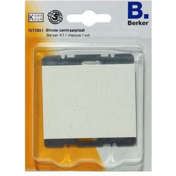 BERKER K1 blindplaat | WIT BERKER K1 blindplaat | WIT