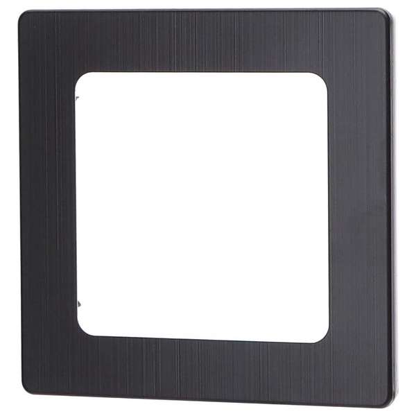 Afdekraam - Igan Jura - 1-voudig - Vierkant - Aluminium - Zwart Afdekraam - Igan Jura - 1-voudig - Vierkant - Aluminium - Zwart