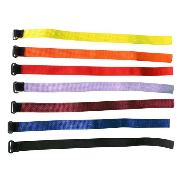 Velcro straps Rood