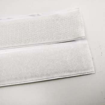 Klittenband zelfklevend wit 5 meter - Klittenband Rol - Ultra Sterk - Wit - 2,5cm - Plakbaar & Naaibaar - Velcro