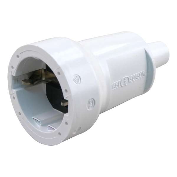 Q-Link contrastekker – randaarde – 10 – 16A – wit Q-Link contrastekker – randaarde – 10 – 16A – wit