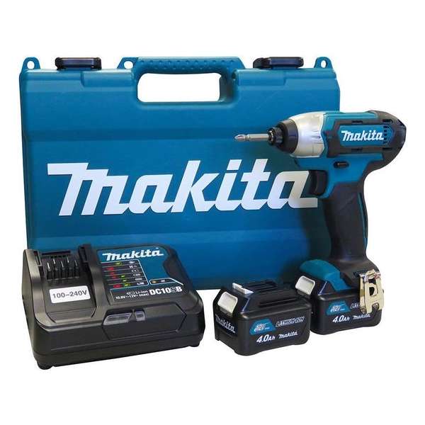 Makita TD110DSME 10.8V Li-Ion accu slagschroevendraaier set (2x 4.0Ah accu) in koffer Makita TD110DSME 10.8V Li-Ion accu slagschroevendraaier set (2x 4.0Ah accu) in koffer
