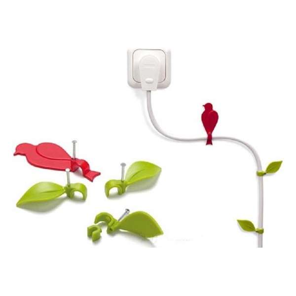 Decoratieve kabel clips - Wire Blooms - 13 stuks - kabel klemmetjes - decoratief Decoratieve kabel clips - Wire Blooms - 13 stuks - kabel klemmetjes - decoratief