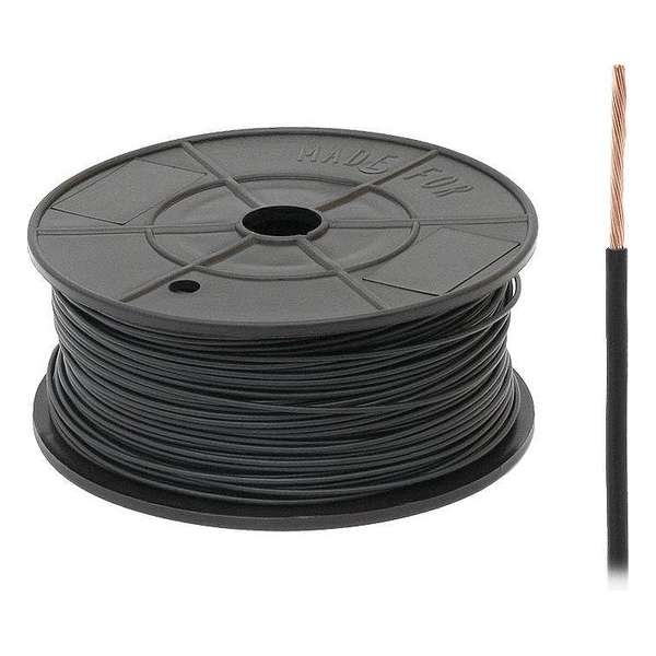 FLRY -B kabel - 1x 1,00mm - Zwart - Per meter FLRY -B kabel - 1x 1,00mm - Zwart - Per meter