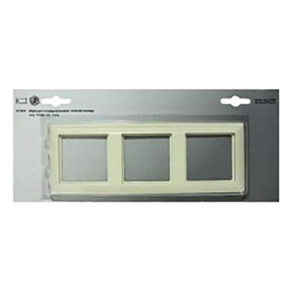 JUNG AS500 3-voudig afdekraam | CREME JUNG AS500 3-voudig afdekraam | CREME