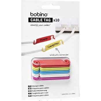 bobino Cable Tag - 10 pcs. Pack Assort. Colors