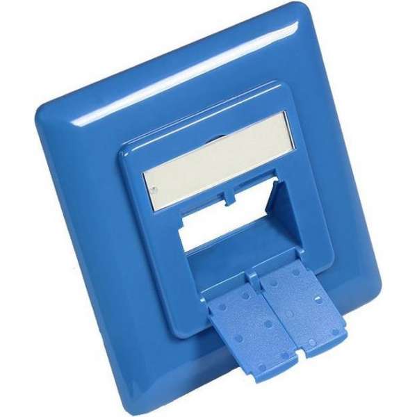 S-Impuls Wandcontactdoos afdekplaat / blauw S-Impuls Wandcontactdoos afdekplaat / blauw
