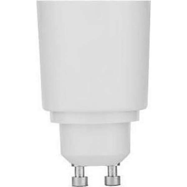 Verloopfitting GU10 naar E27 Verloopfitting GU10 naar E27