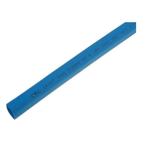 Krimpkous Blauw 25,4mm - 12,7mm 1 meter Krimpkous Blauw 25,4mm - 12,7mm 1 meter