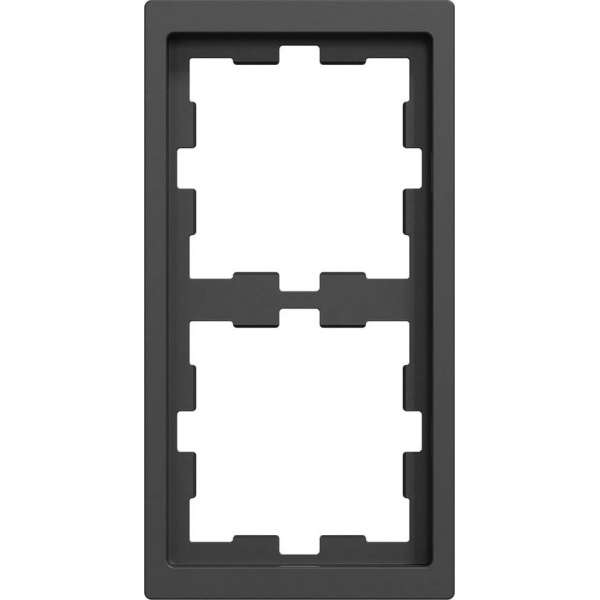 Afdekraam D-Life 2V - Kunststof Antraciet - Systeem Design - Schneider Electric - MTN4020-6534 Afdekraam D-Life 2V - Kunststof Antraciet - Systeem Design - Schneider Electric - MTN4020-6534