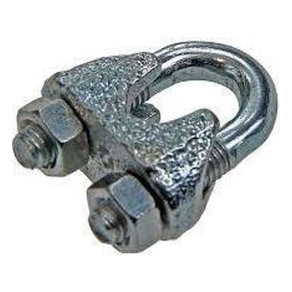 Mack Staaldraadklemmen RVS 2 maal 1,5-3mm Mack Staaldraadklemmen RVS 2 maal 1,5-3mm
