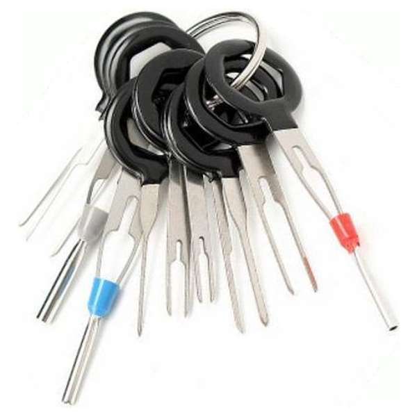 Set terminal removal tools - auto - elektrische bedrading - pin extractor | Elektrischefoutjes.nl Set terminal removal tools - auto - elektrische bedrading - pin extractor | Elektrischefoutjes.nl