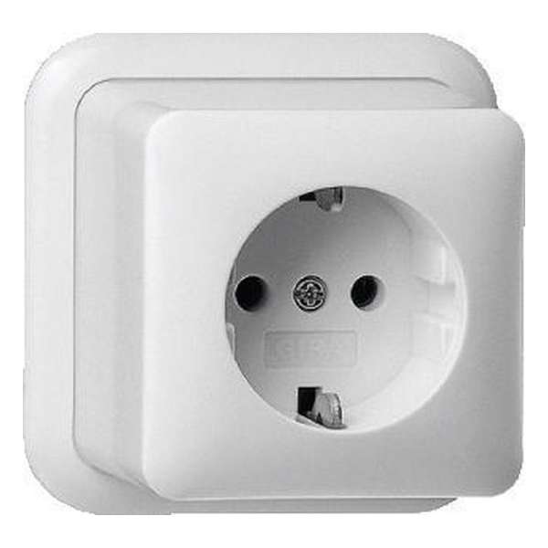 ✅ GIRA opbouw wandcontactdoos met randaarde Zuiver wit (hagelwit) 44011 ✅PROLEDPARTNERS ® ✅ GIRA opbouw wandcontactdoos met randaarde Zuiver wit (hagelwit) 44011 ✅PROLEDPARTNERS ®