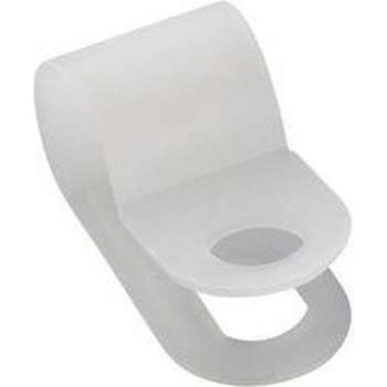 TRU COMPONENTS Bevestigingsklem Schroefbaar 532006 Bundel-Ø (bereik) 6 mm (max) Natuur 25 stuk(s)