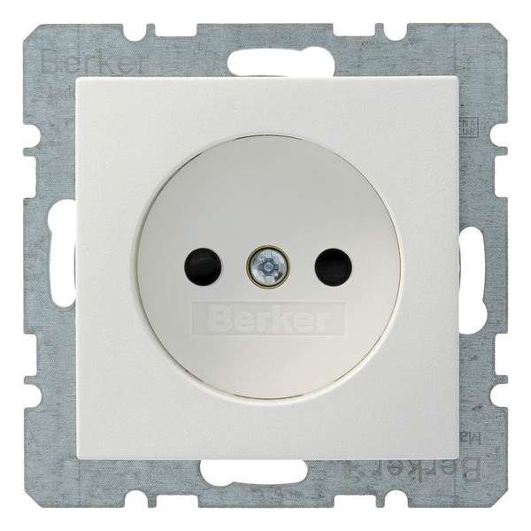 Berker Enkel Stopcontact v.v. kinderbeveiliging Wit B1-B.3-B.7 (Te combineren met Berker S1 serie) Berker Enkel Stopcontact v.v. kinderbeveiliging Wit B1-B.3-B.7 (Te combineren met Berker S1 serie)