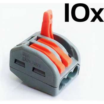 DW4Trading® 3-voudige lasklemmen connectors 10 stuks