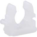 Klembeugel installatiebuis – PVC – 16–22 mm – wit – 50 stuks