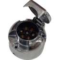 Stekkerdoos 7 polig aluminium 12V