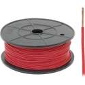 FLRY -B kabel - 1x 1,00mm - Rood - Per meter