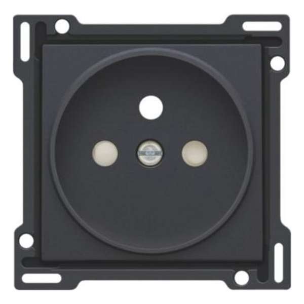 Niko toets stopcontact ondiep intense antraciet (122-66101) Niko toets stopcontact ondiep intense antraciet (122-66101)
