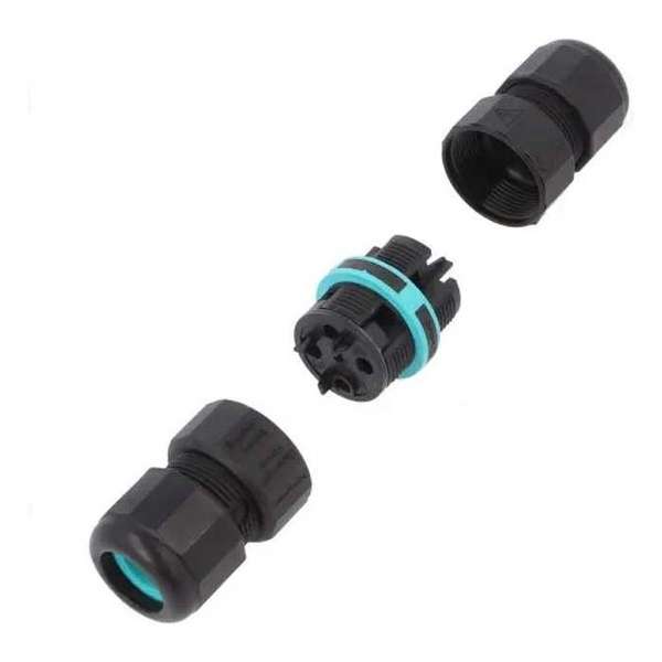 3 aderige kabelverbinder - schroefconnector - waterdicht IP68 - Premium 3 aderige kabelverbinder - schroefconnector - waterdicht IP68 - Premium
