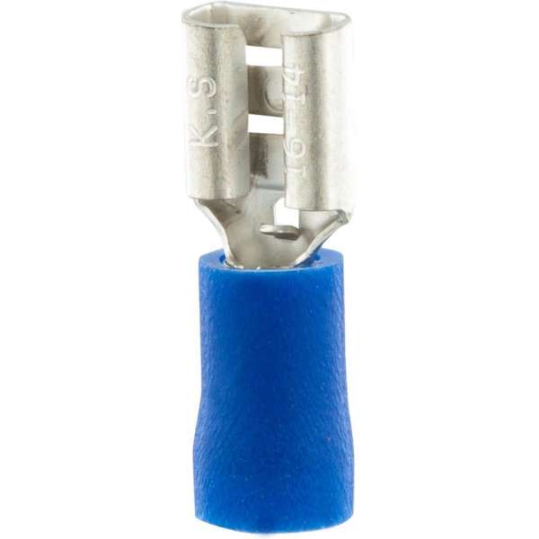 Q-Link kabelschoen – contra schuifstekker – blauw – 10 stuks Q-Link kabelschoen – contra schuifstekker – blauw – 10 stuks