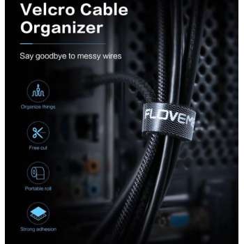 Floveme kabel organiser 3m | kabel management klittenband