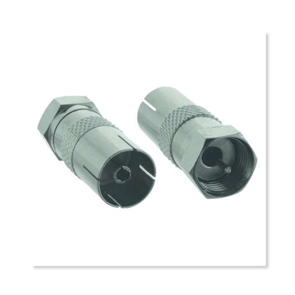 Q-Link coax stekkerverloop binnendraads Q-Link coax stekkerverloop binnendraads