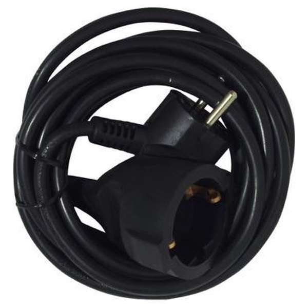 ELEKTROFIX VERLENGSNOER 3 X 1 MET RANDAARDE ZWART 3 M ELEKTROFIX VERLENGSNOER 3 X 1 MET RANDAARDE ZWART 3 M
