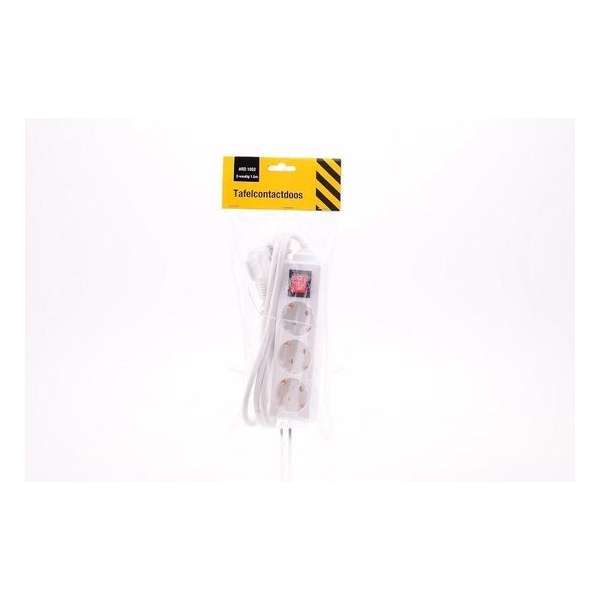 Tafelcontactdoos 3-voud RA+SCH 1,5m. Tafelcontactdoos 3-voud RA+SCH 1,5m.