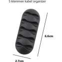 Kabel organizer voor 5 kabels