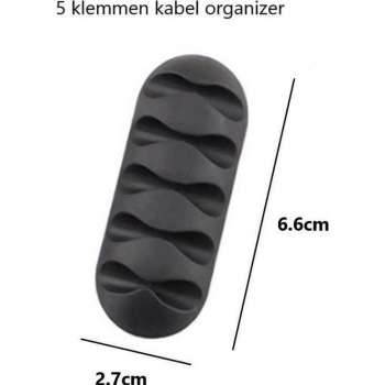 Kabel organizer voor 5 kabels