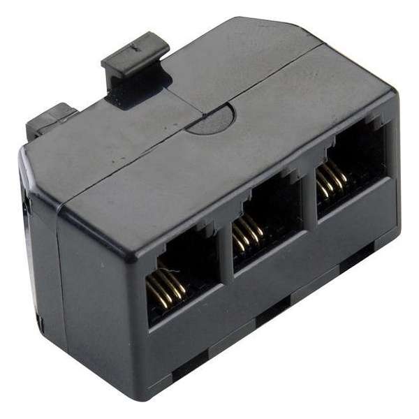 Bandridge Modular 3 Way Telecom Splitter RJ-11 3x RJ-11 Grijs Bandridge Modular 3 Way Telecom Splitter RJ-11 3x RJ-11 Grijs
