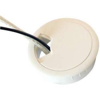 Kabeldoorvoer wit 60mm
