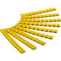 Kabel Markeringen Letters - 4 tot 6mm - 90 stuks - Geel