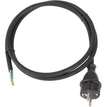 Rubber Netsnoer 1.5 M - 3G2.5 - Cee 7/7 Stekker Naar Stekkerloos