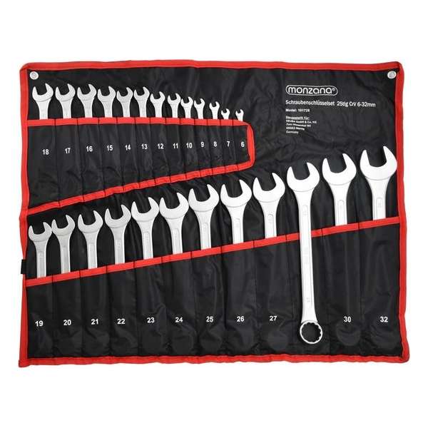 Deuba Complete 12-delige Steeksleutelset /Ringsleutelset - Chroom Vanadium - 6-22mm Deuba Complete 12-delige Steeksleutelset /Ringsleutelset - Chroom Vanadium - 6-22mm
