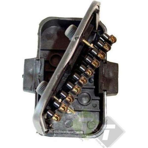 Verdeeldoos, 10 voudig rubber Verdeeldoos, 10 voudig rubber