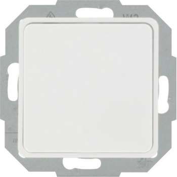 KOPP serie MILANO, blinde afdekplaat, inbouw | wit
